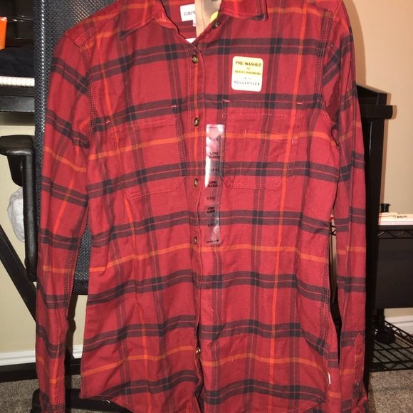 Carhartt Tops - Carhartt flannel size small